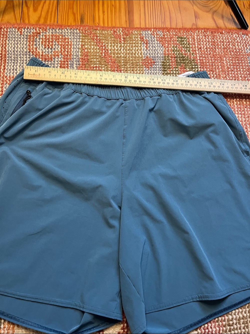 REI Co-op Active Pursuits Men’s Athletic Shorts Size Large Teal EUC - Picture 4 of 7